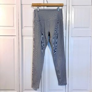 Glyder High Power Legging II in Vintage White/Black Stripe